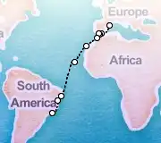 18 Night Barcelona to Rio cruise