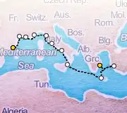 14 Night Barcelona to Athens cruise