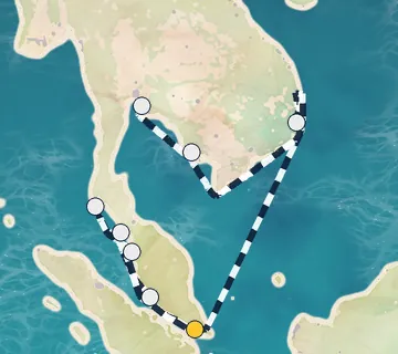 12 Night Singapore to Bangkok cruise
