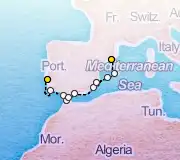 10 Night Lisbon to Barcelona cruise