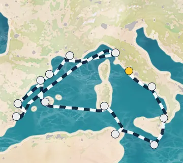 15 Night Rome to Barcelona cruise