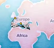 25 Night Rome to London cruise