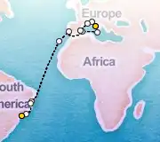 23 Night Rome to Sao Paolo cruise