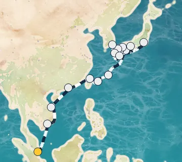 26 Night Singapore to Tokyo cruise