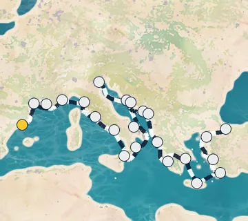 28 Night Barcelona to Istanbul cruise
