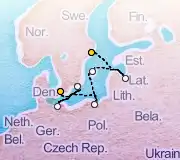 6 Night Copenhagen to Stockholm cruise