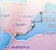 7 Night Malaga to Barcelona cruise