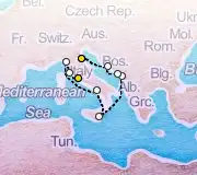 10 Night Rome to Ravenna cruise