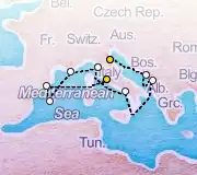 10 Night Ravenna to Rome cruise