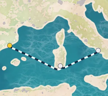 3 Night Barcelona to Naples cruise