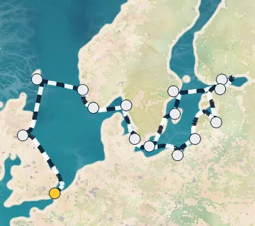 20 Night London to Copenhagen cruise