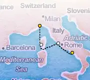 3 Night Naples to Savona cruise