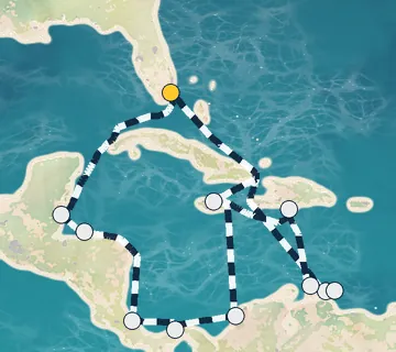 21 Night Miami to Miami cruise