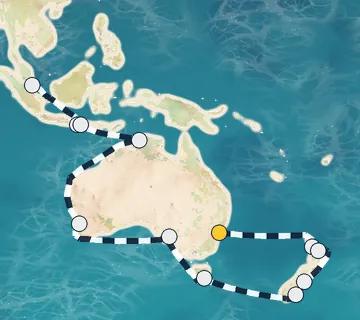 32 Night Sydney, Australia to Singapore cruise