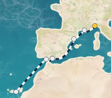 7 Night Savona to Las Palmas cruise