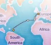 14 Night Pointe-a-Pitre to Paris cruise