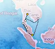 11 Night Bangkok to Singapore cruise