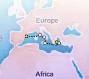 7 Night Athens to Barcelona cruise