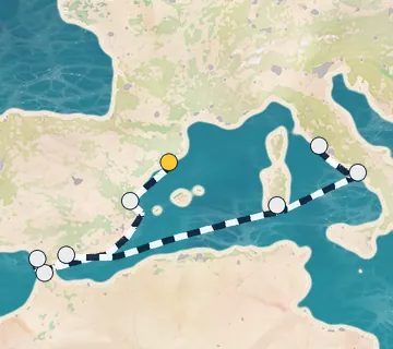 9 Night Barcelona to Rome cruise
