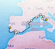 14 Night Lisbon to Rome cruise