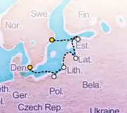 7 Night Stockholm to Copenhagen cruise