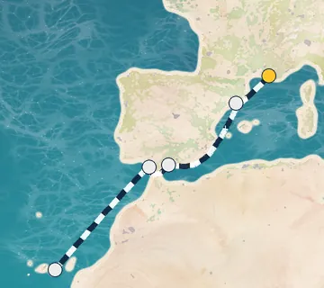 6 Night Marseille to Las Palmas cruise