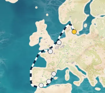 9 Night Copenhagen to Barcelona cruise