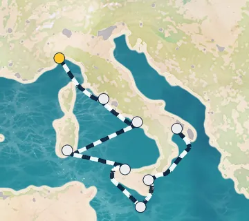 7 Night Savona to Taranto cruise