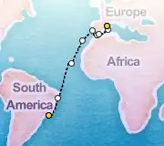 20 Night Rio to Barcelona cruise