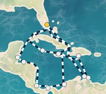 21 Night Miami to Miami cruise