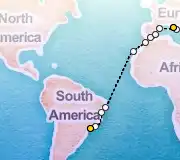 19 Night Sao Paolo to Rome cruise