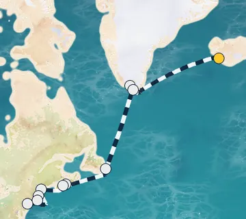 16 Night Reykjavik to New York cruise