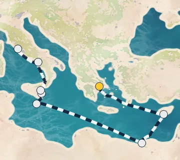 14 Night Athens to Rome cruise