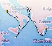 9 Night Athens to Rome cruise