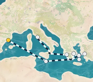 10 Night Barcelona to Rome cruise