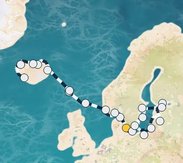 24 Night Copenhagen to Reykjavik cruise