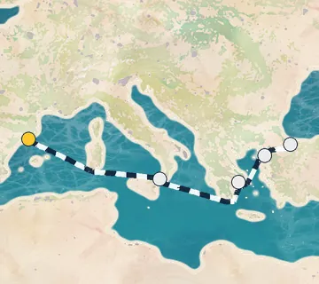 7 Night Barcelona to Istanbul cruise