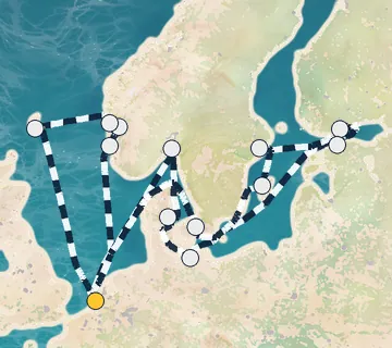 21 Night Rotterdam to Rotterdam cruise