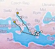 14 Night Monfalcone to Rome cruise
