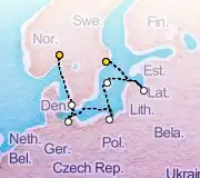 6 Night Oslo to Stockholm cruise