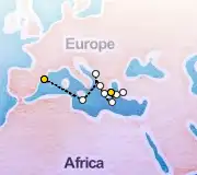 10 Night Athens to Barcelona cruise