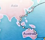 93 Night Auckland to Auckland cruise