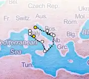 11 Night Ravenna to Rome cruise