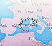 9 Night Rome to Barcelona cruise