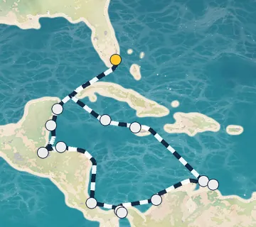 20 Night Miami to Miami cruise