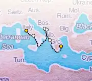 7 Night Athens to Rome cruise