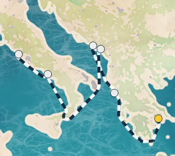 7 Night Athens to Rome cruise
