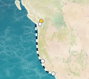 6 Night Vancouver to Los Angeles cruise