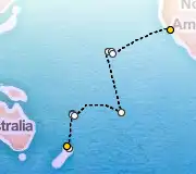 24 Night Auckland to Los Angeles cruise