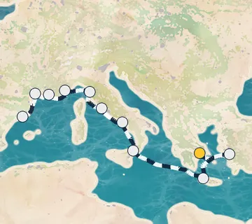 14 Night Athens to Barcelona cruise